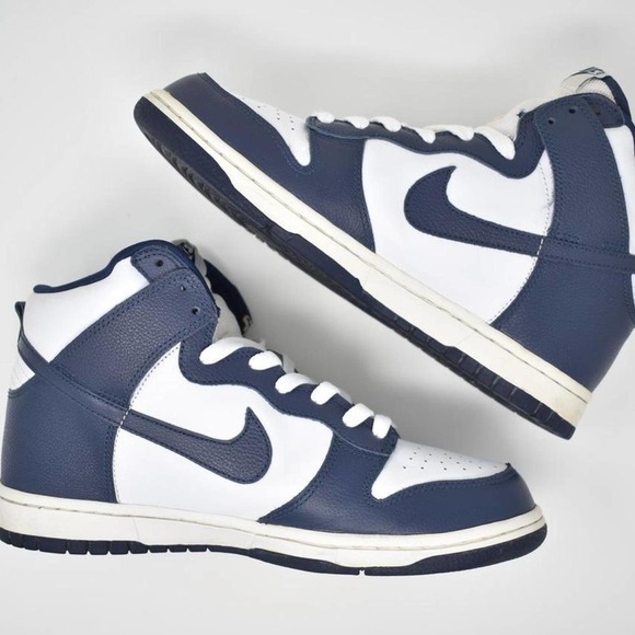 2004 Naturally Aged Nike Dunk High “Midnight Navy”